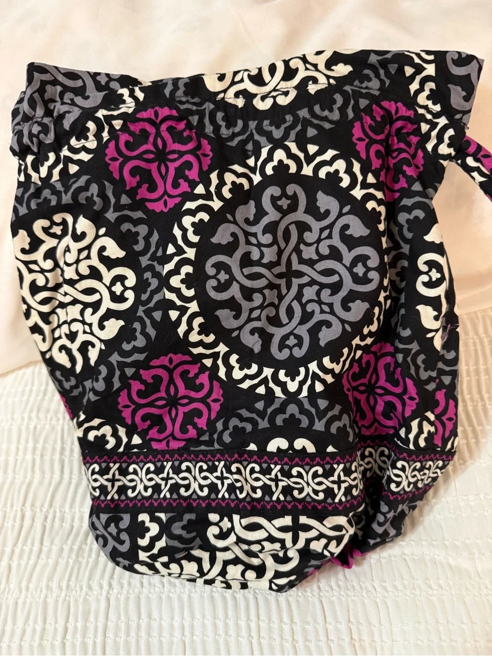 Vera Bradley Canterbury Magenta Ditty Bag